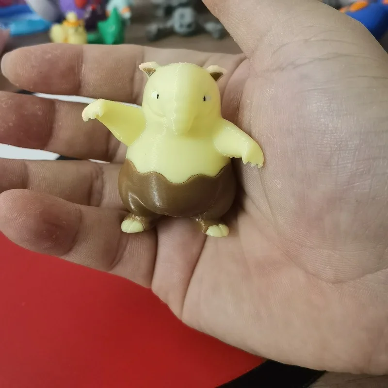 Anime Drowzee Cartoon Character Proportion World 1:20 Diy 3D Printing Action Figure Cute Character Desktop Model Kids Toy Gift