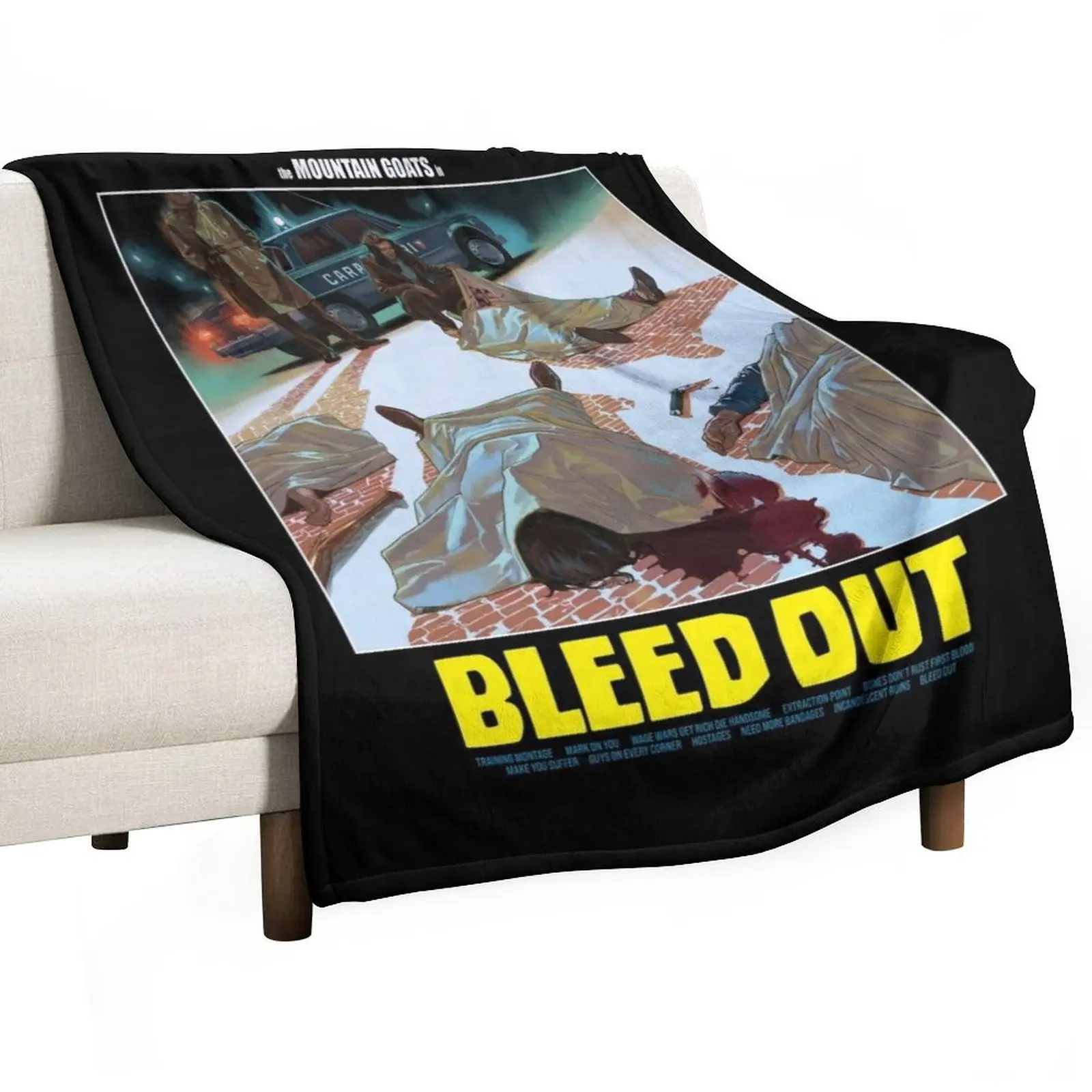 Bleed Out Album Throw Blanket Warm Beautifuls Blankets