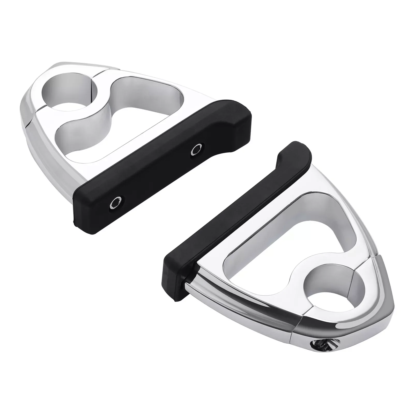 

Motorcycle 1.25" Engine Guard Toe Rests Highway Foot Pegs For Harley Touring Road Glide Softail Dyna