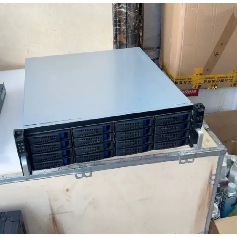 4U Server Chassis 24‑Bay Hot‑Swappable Hard Disk Storage Rack‑Mount Case