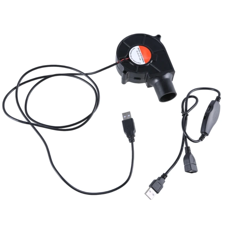 Outdoor Cooking BBQ Fan Air Blower,5V USB Large Air Volumes Blowers,Barbecue Bellows for Picnics Camping Dropship