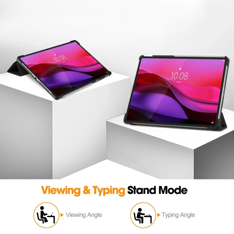 Case For Lenovo YOGA Pad Pro 12.7 inch 2025 TB520FU Fold Stand Magnetic Leather Funda para Yoga Tab Plus 12.7