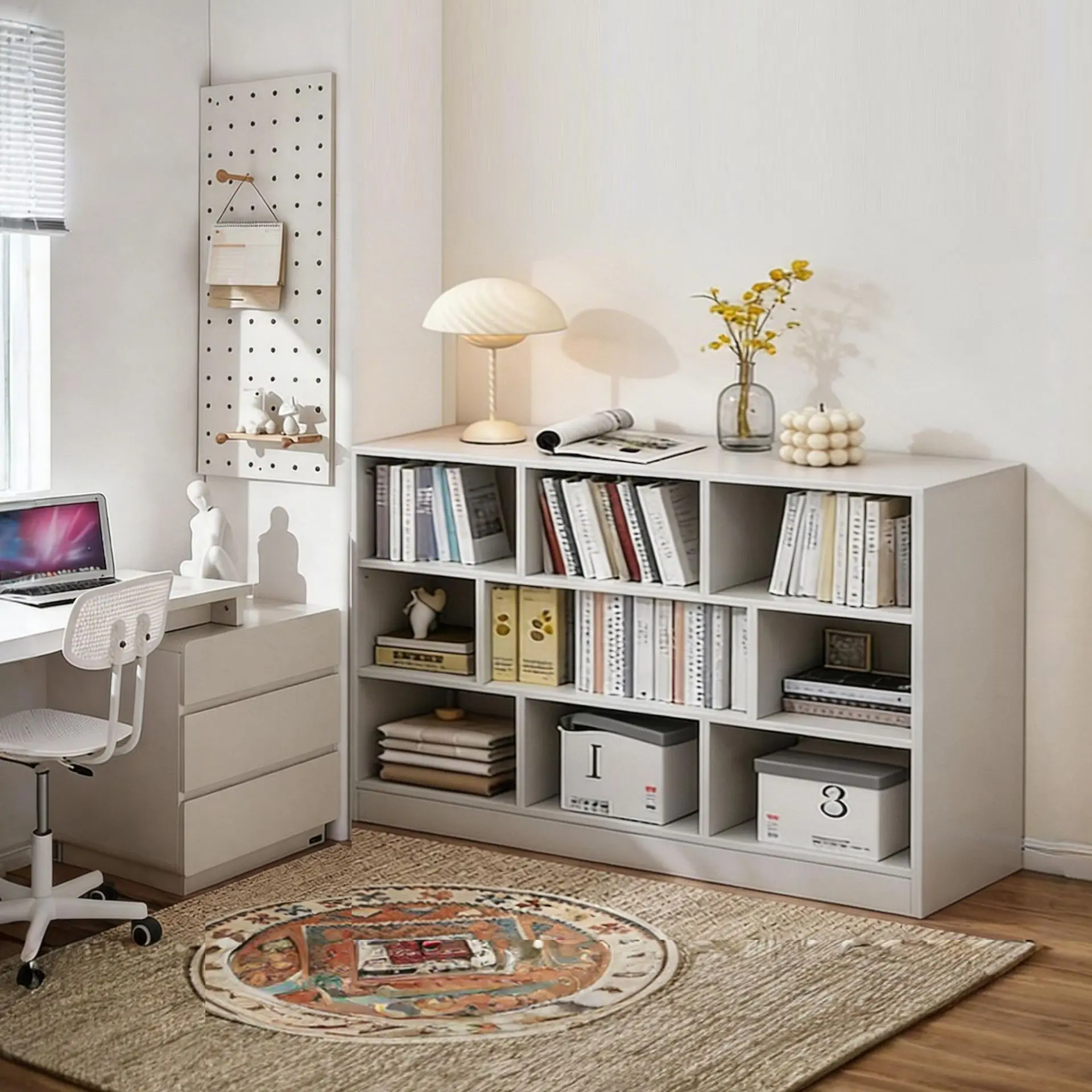 Bookshelf Floor Shelf Home Bedroom Bookcase Office Display Cabinet Living Room