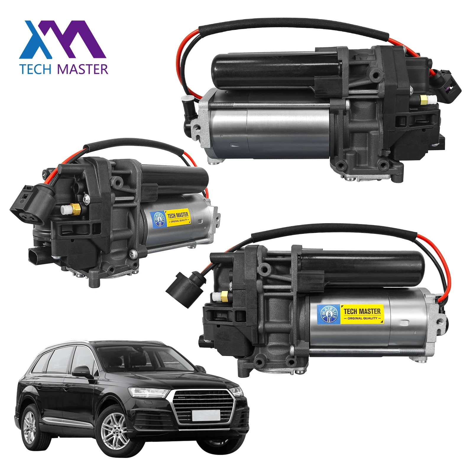 

Tech Master Factory Direct Sale Car Accessories Air Bag Suspension Kit With Compressor For Audi Q7 OEM 4M0616005F 4M0616005G