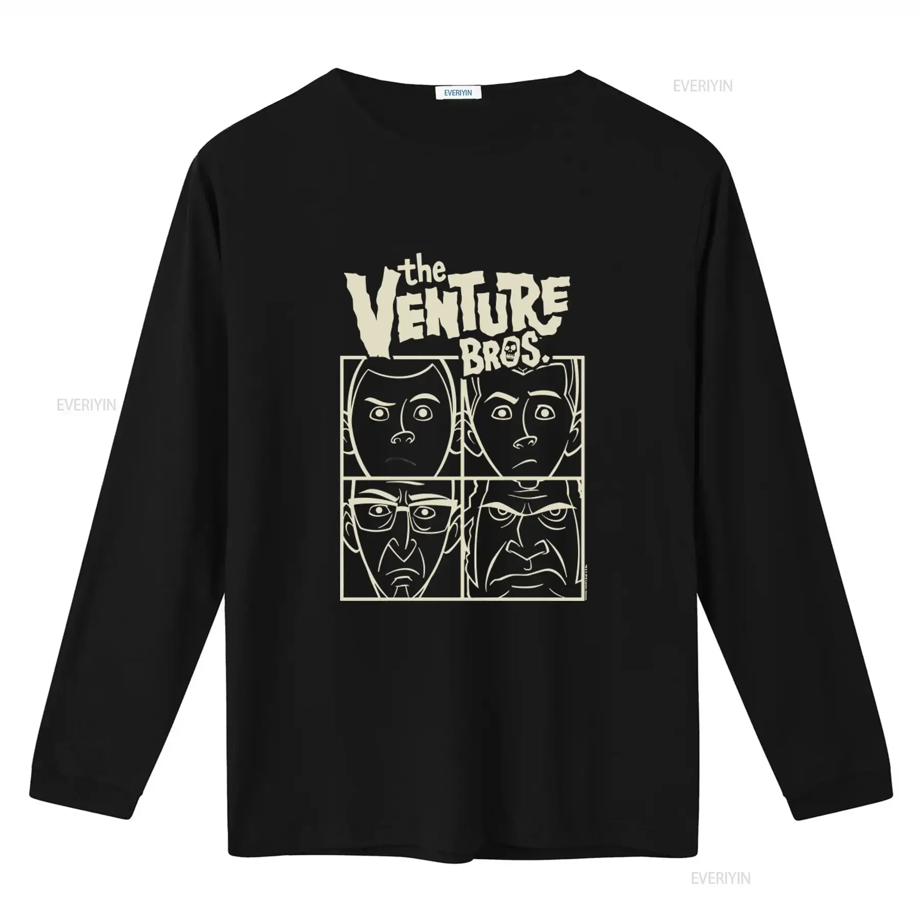 The Venture Bros Adult T Shirt Cartoon Print Retro Style vintage Washed Versatile Breathable Unisex graphic fashion Stretched