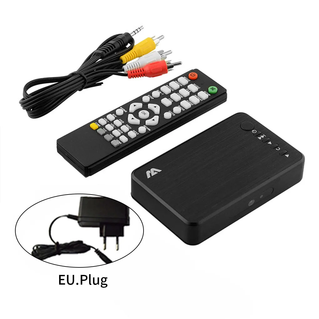 

Full HD Media Player 1080P Resolution USB External HDD Multimedia Player with HD VGA AV Output, US Plug