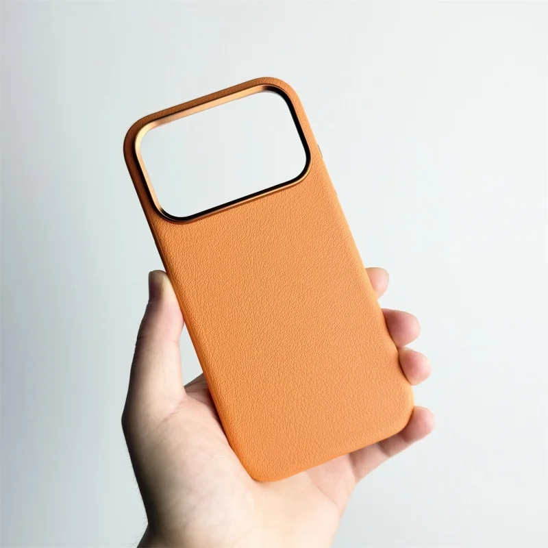 

Original magnetic leather case suitable for iPhone 17 Air 17 Pro Max camera button compatible wireless charging protective case