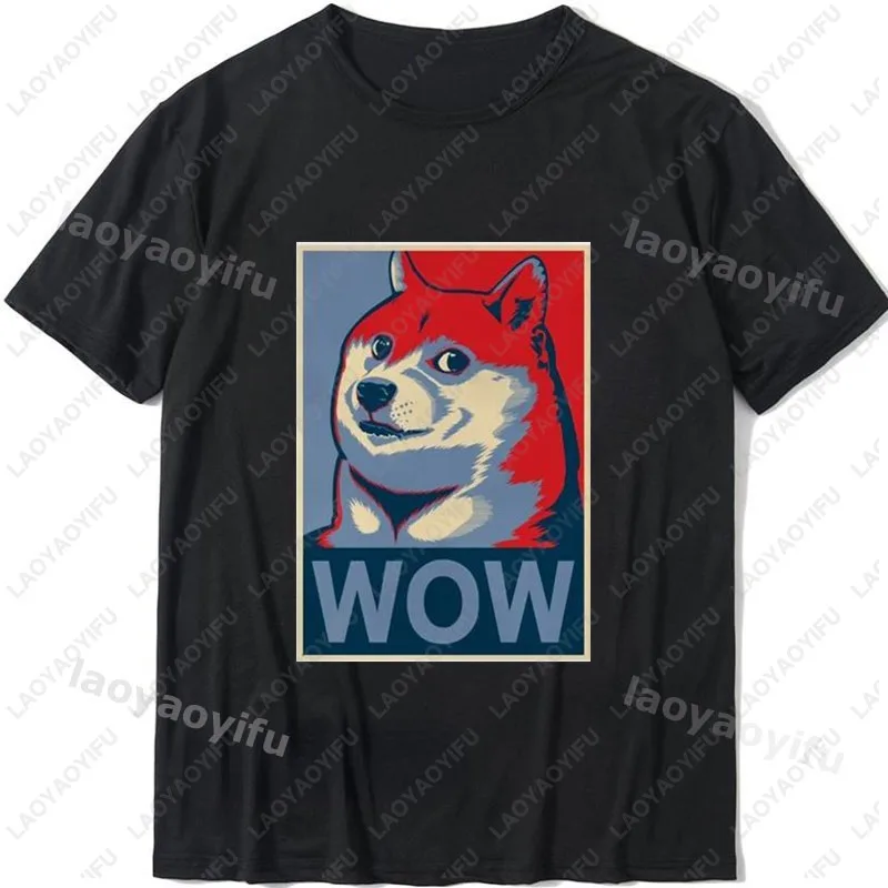 My Ramen Moods Cute Little -Shiba-Inu-Fashion New Arrival Cartoon Printing Mens and Womens T-Shirt