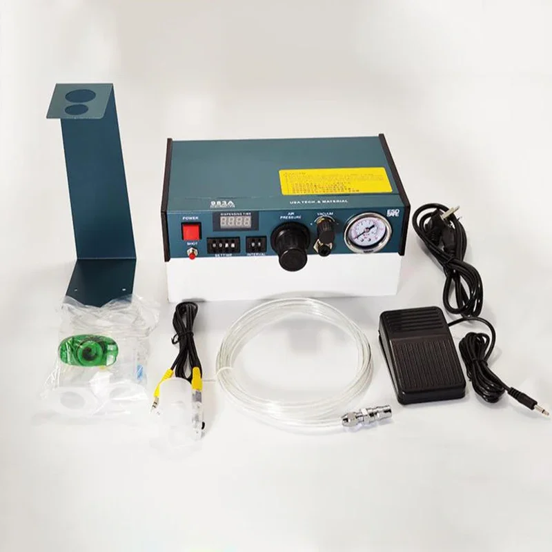 220V/110V Automatic Glue epoxy resin Dispenser Machine Solder Paste Liquid Controller 983A