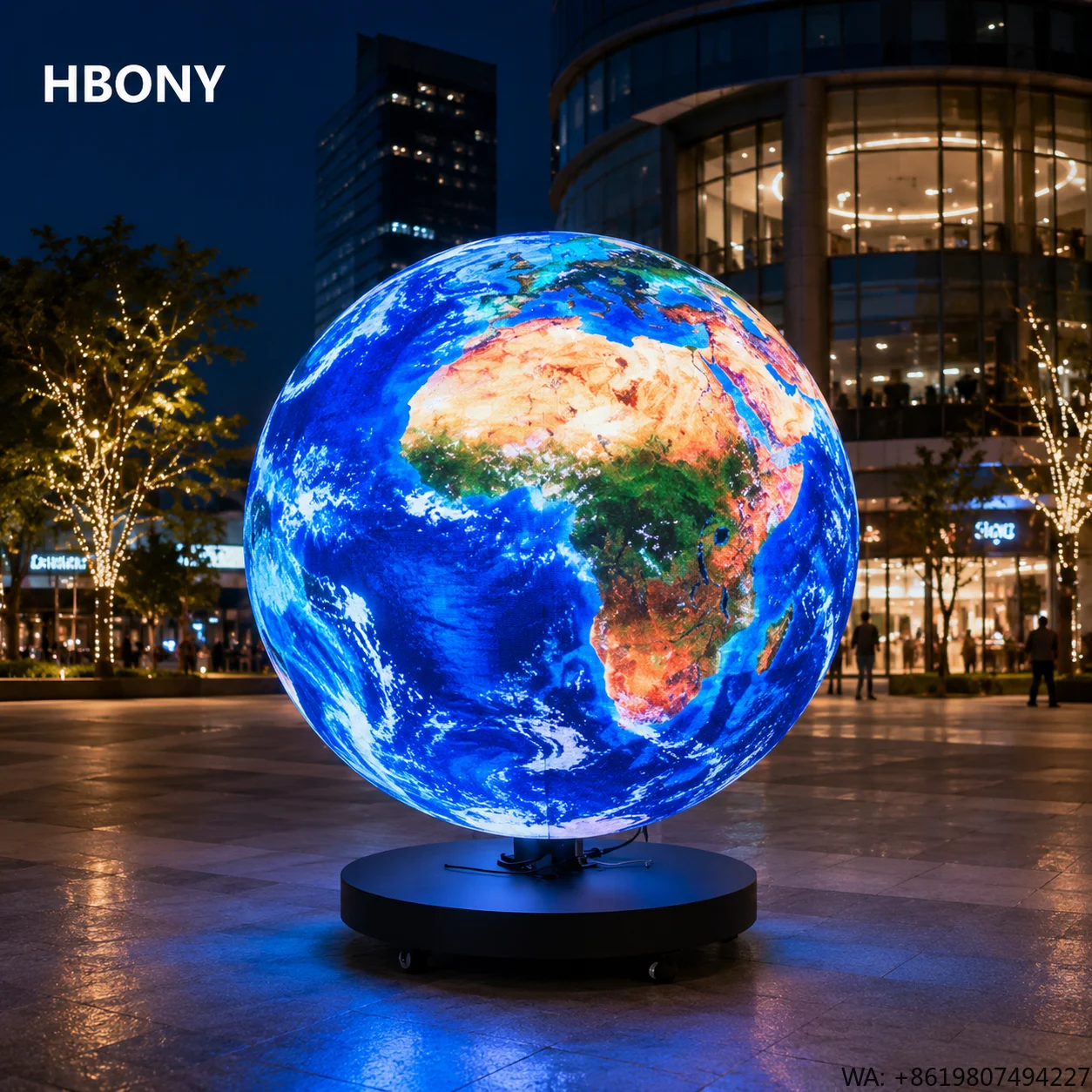 

HD 360 Degree P3 LED Sphere Screen Seamless Ball LED Display for Science Museum Exhibition Hall Creative Video Wall Display