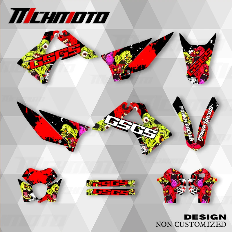 

MCHMFG For GASGAS EC 2010 2011 10-11 EC Graphics Decals Stickers Motorcycle Background Custom