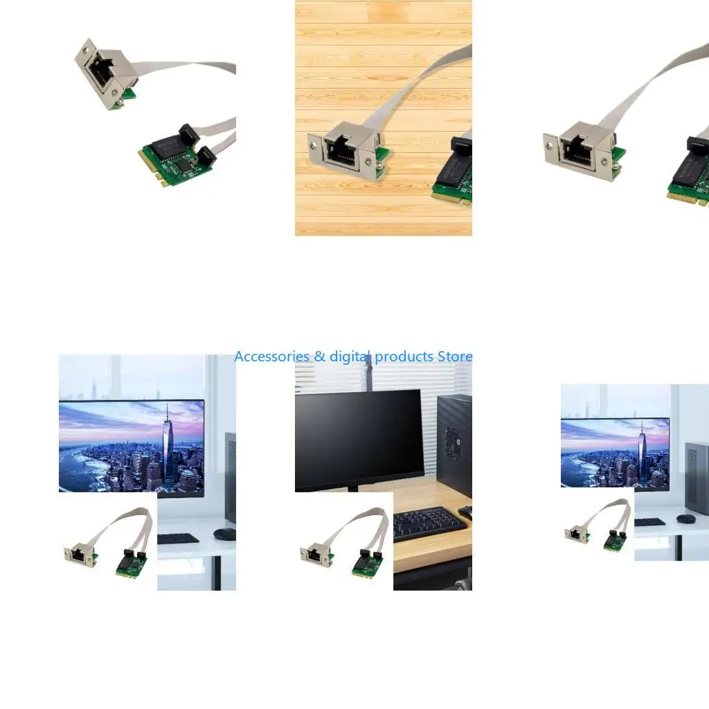 77JD M.2 Gigabit Ethernet Networks Card 2.5G/1000/100M Networks Card Ethernet Adapter