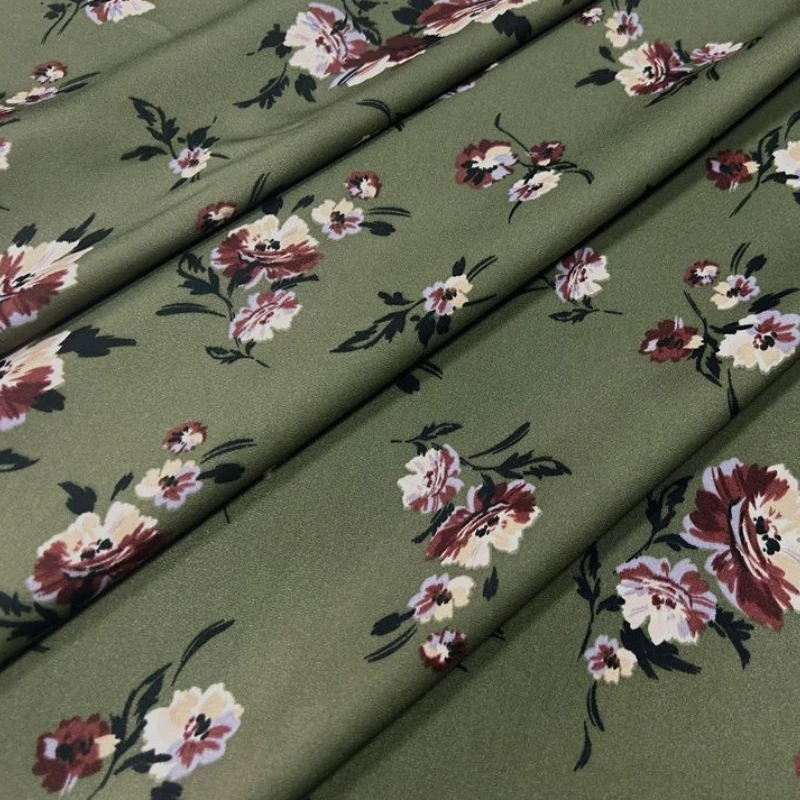 

1 метр, весна-лето, ткань с цветочным принтом, ручная работа, шитье, сделай сам, мягкое дышащее женское платье, украшение, материал для рукоделия