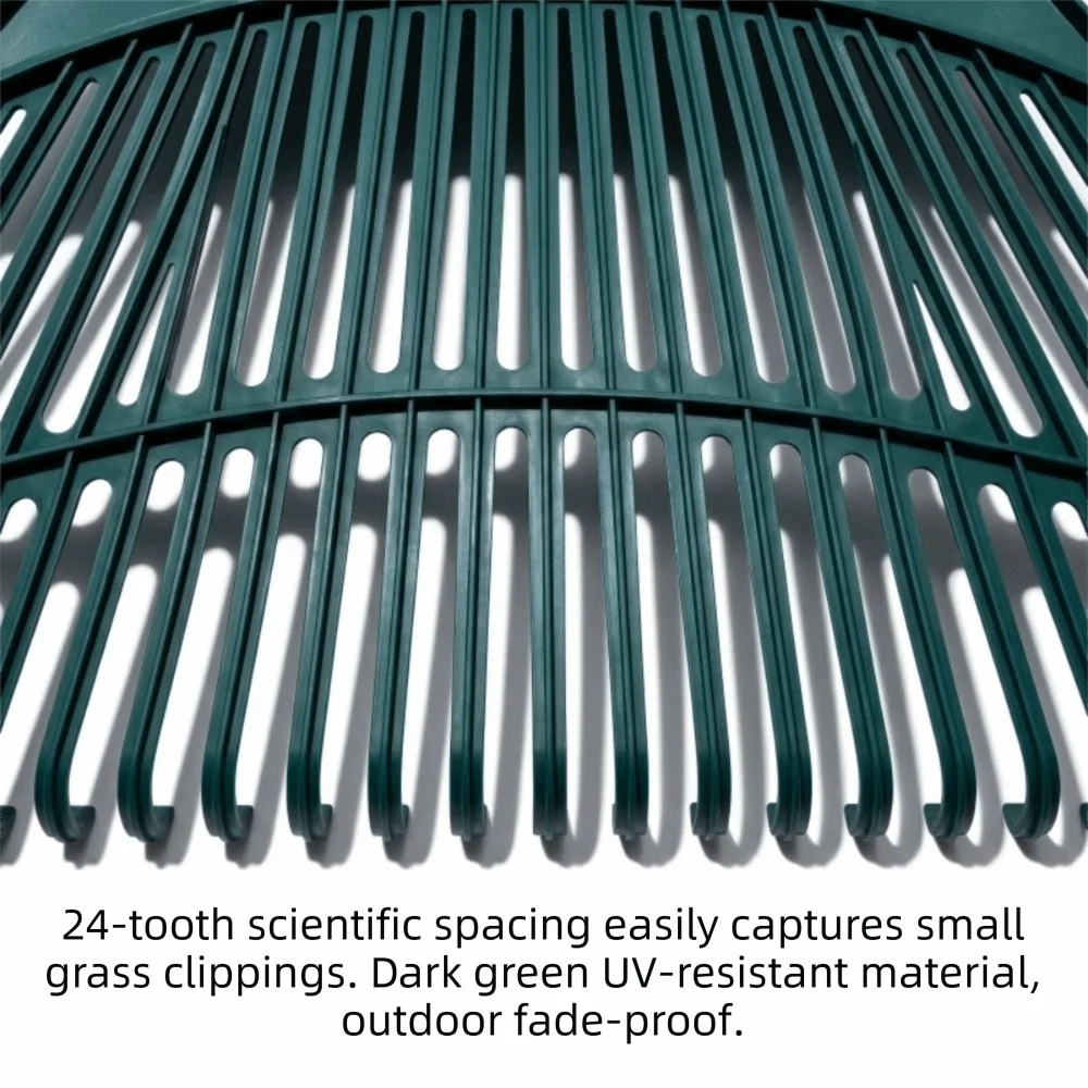 Plastic Grass Rake High Hardness Portable Compact Leaf Rake High Strength Small Shrub Garden Rake Narrow Space Gardening