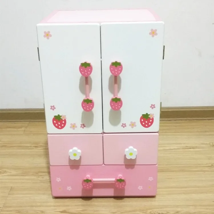 

Высококачественный детский игрушечный игровой набор, деревянный игровой набор на холодильник, игрушка для девочек, набор для ролевых игр