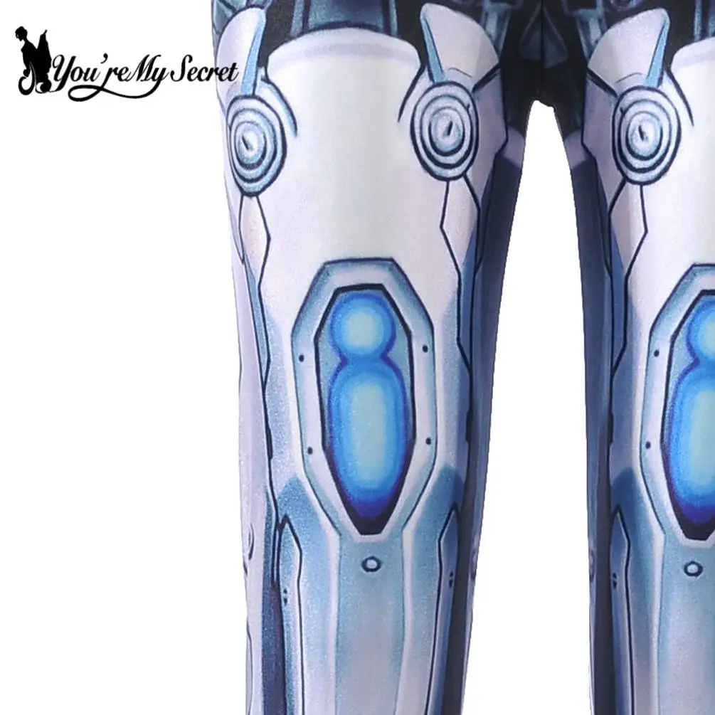 [You're My Secret] New Cosplay Costume Steampunk Sexy Leggings for Women3D Printend High Waist Pants Gothic Style Leggins 2024