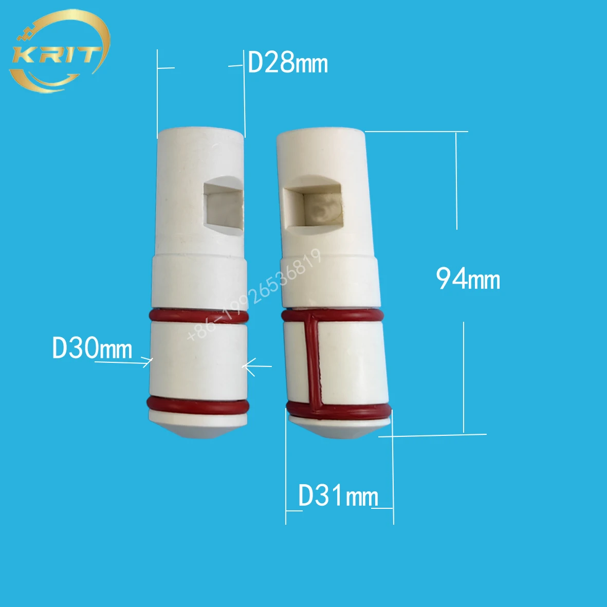 3 PCS Valve Rod Length 94mm For BINGZHILE VEVOR Soft Serve Ice Cream Machines Discharge Piston Spare Parts