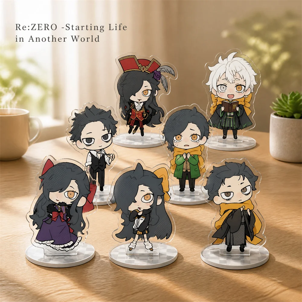 Re:ZERO -Starting Life in Another World 10cm Anime Acrylic Stand Tabletop Decorations Accessories Decor Gifts Exquisite Keychain