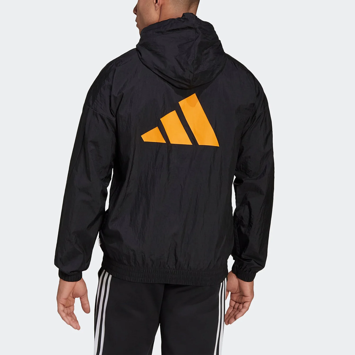 Chaqueta con capucha holgada para hombre deportiva y de ocio genuina Adidas HF4851