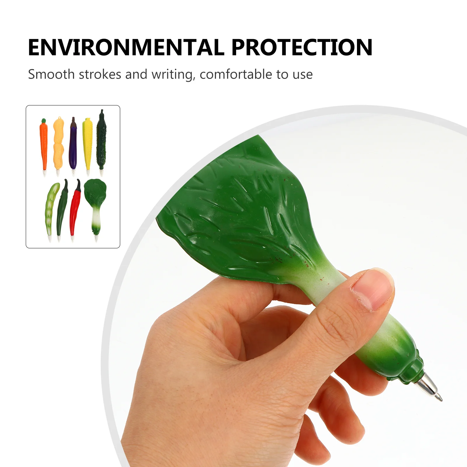 

9Pcs Fruit Shaped Gel Pens Cute Vegetable Design Writing Pen for Smooth Flow Portable Student Gift School