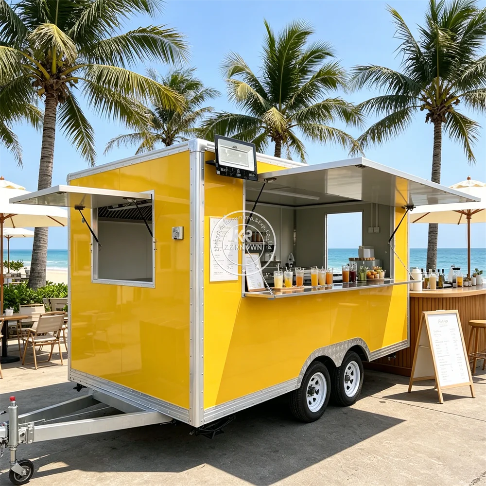 

Mobile Street Hot Dog Snack Trailer Food Trailer Commercial Street Food Truck With Professional Kitchen Equipment