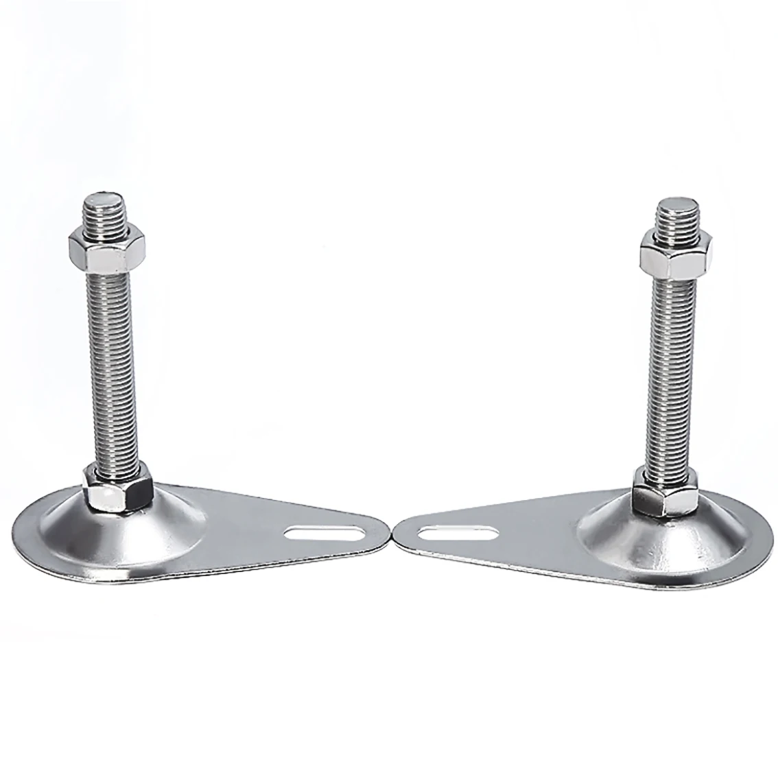 

1Pcs Adjustment Foot Cup with Hole Stainless Steel Chassis Thread Length Articulated Leveling Foot for Furniture Pipe Rack