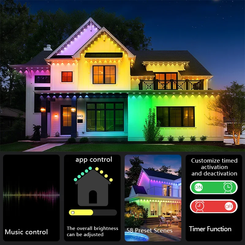 Постоянные наружные фонари 150 – обзор и цена Smart Garden Led Lights