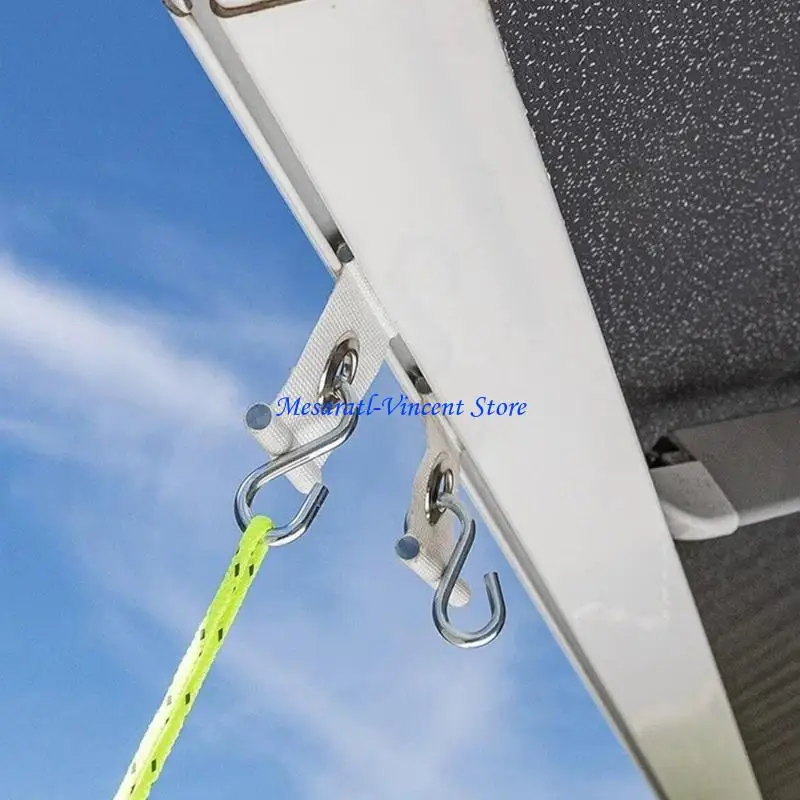 

A70F Awning Hooks Awning Light Clips Hanger Awning Piping Hooks for Piping 5/6mm-7/8mm Pipe Hooks