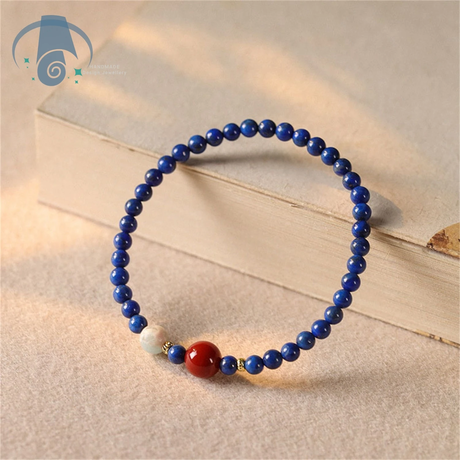 Shoushan Stone Bracelet Women Natural Lapis Lazuli Style Healing Crystal Protection Stretch Cord Wrist Luck Gift for Friends