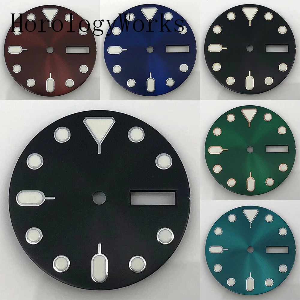 28.5mm Sterile Dial Luminous Fit NH36 Automatic Mechanical Movement Watch Parts