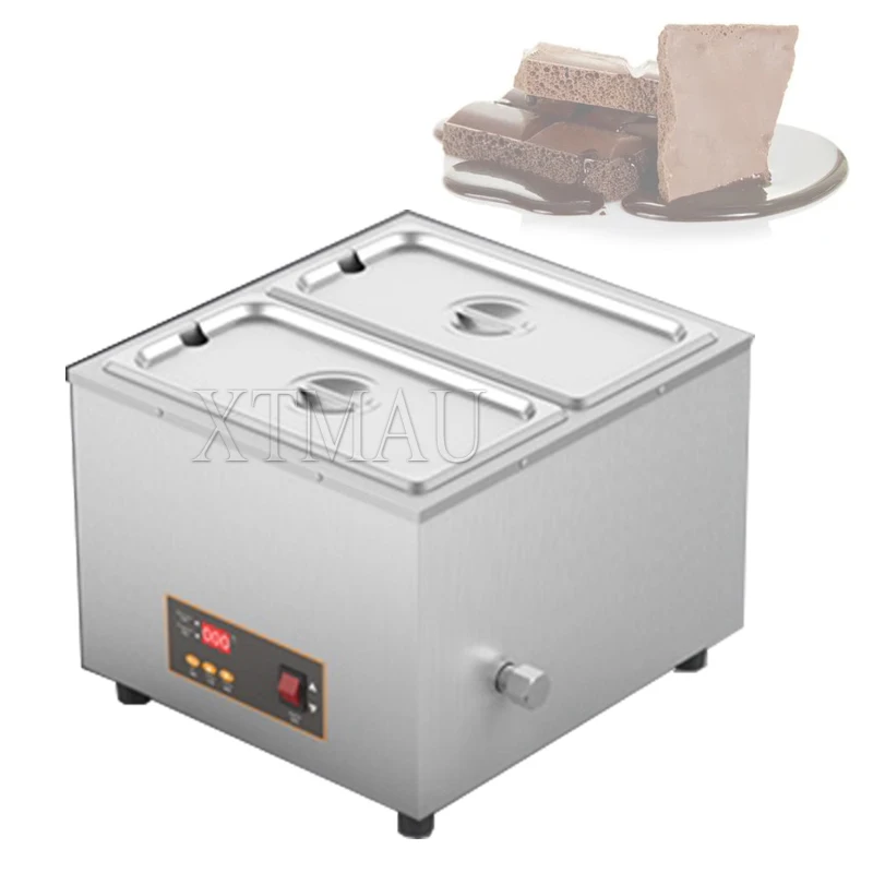 

Double Groove Electrical Commercial Chocolate Melting Machine Chocolate Furnace Melt Pot Warmer Melter Processing Equipment