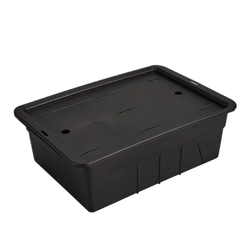 

Tea Set Organizer Box Countertops Tea Set Station Non-slip Space Saving Home Organization Dustproof Organizer Case For Camping