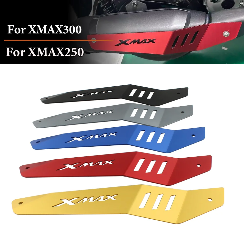 

CNC Motorcycle Exhaust Hood Exhaust Pipe Cover Guard For YAMAHA XMAX300 XMAX250 2025-2026 XMAX X MAX X-MAX 300 250