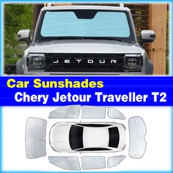Chery Jetour Traveller T2 차량용 자외선 차단 커튼, 쉐이드 바이저, 전면 앞유리 커버, 프라이버시 보호
