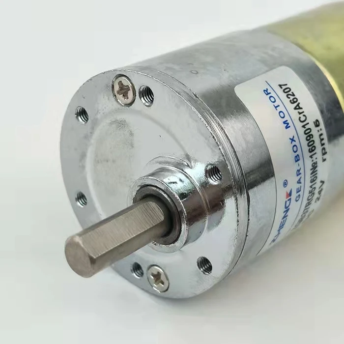 ZGB37RG Zhengke motor micro adjustable speed micro DC gear motor eccentric shaft 520 motor 12V24V