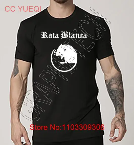 Camiseta de RATA BLANCA LA LEYENDA DEL HADA, PLAYERA NEGRA/NEGRA, ROCK ARGENTINA