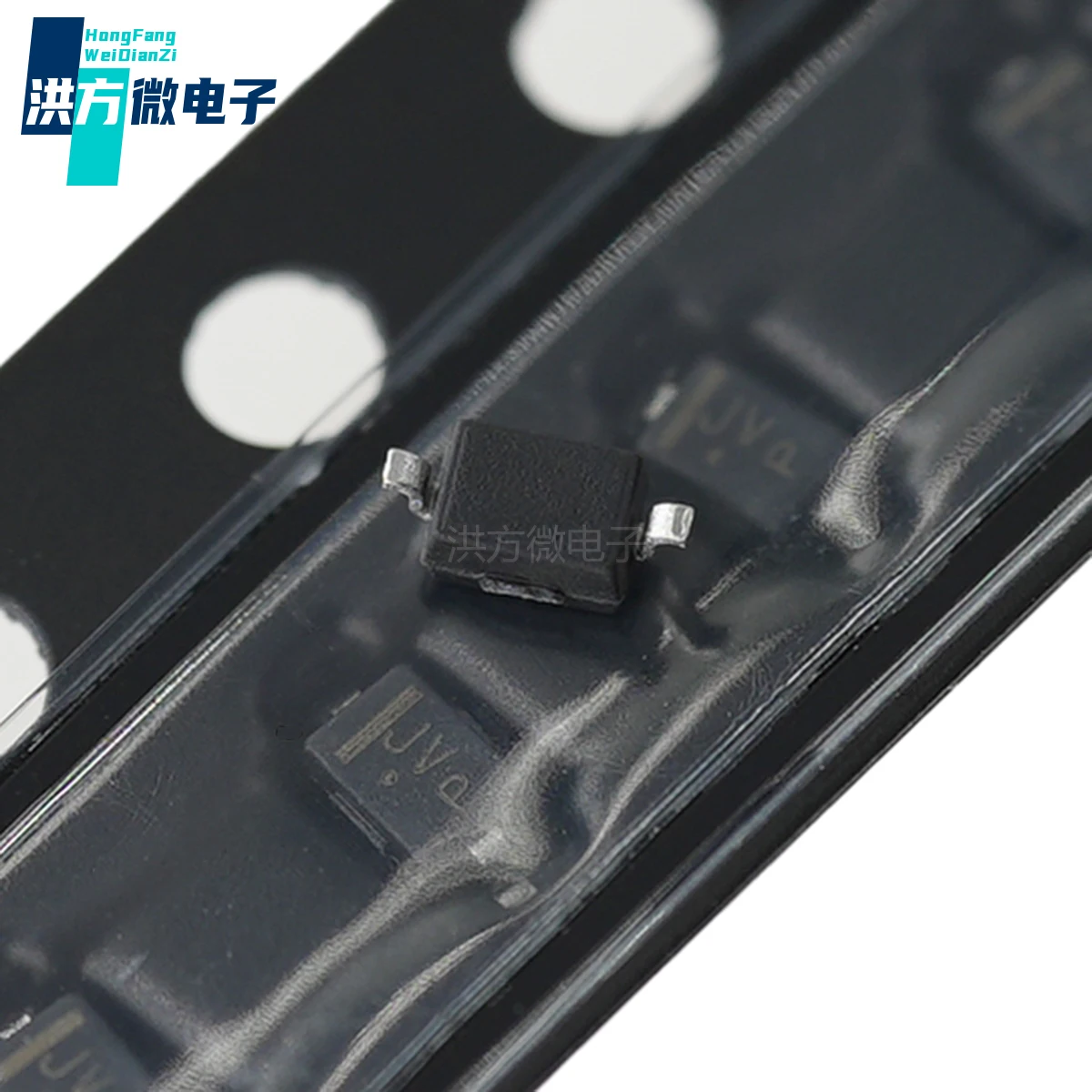 50PCS original JV Schottky diodes 800mV@100mA  30V  2uA@25V  200mA SOD-323 BAT54HT1G BAT BAT54