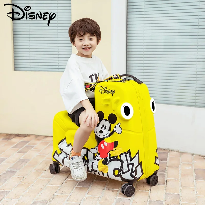 Disney Mickey kids\' luggage minnie Travel bag for children Fashion cartoons password zipper rolling luggage case Travel Suitcase