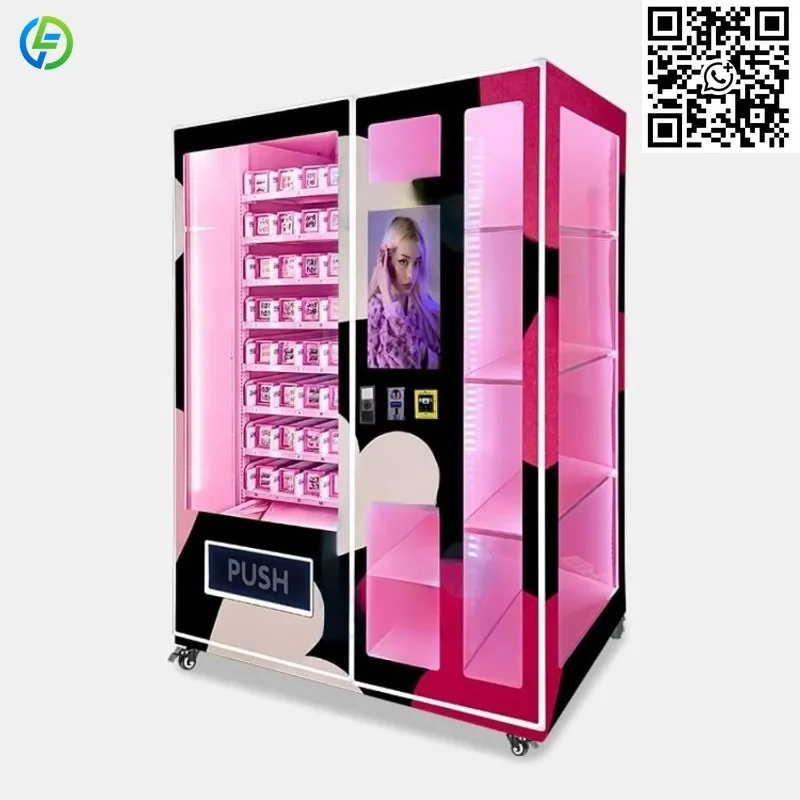 Customized Hair Eyelash Cosmetics Vending Machine, Beauty Vending Machine for Shopping Mall, Subway Station & Beauty Salons
