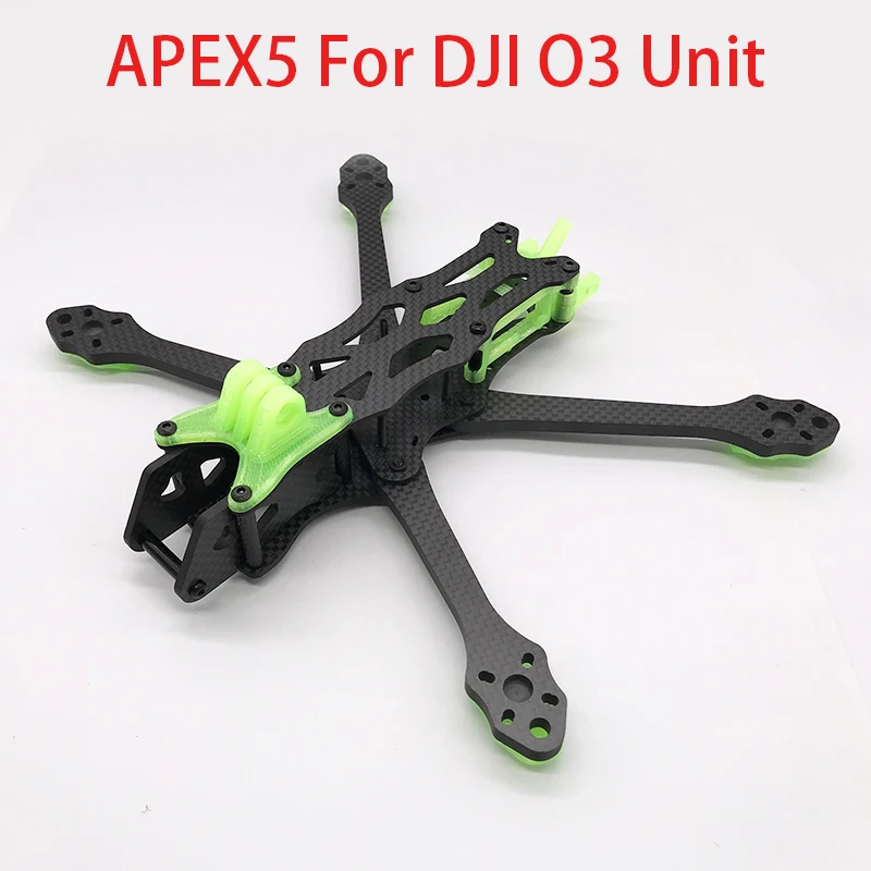 Strong APEX 5 inch 225mm Wheelbase Carbon Fiber Quadcopter Frame Kit 5.5mm Arm for DJI O3 Air Unit Drone Model