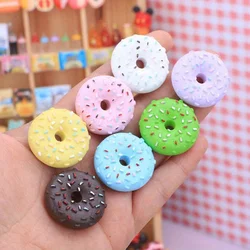 5 Pcs/Set Cute Mini Candy Donut Doll Food Pretend Play Dollhouse Accessories Miniature Home Craft Decor Cake