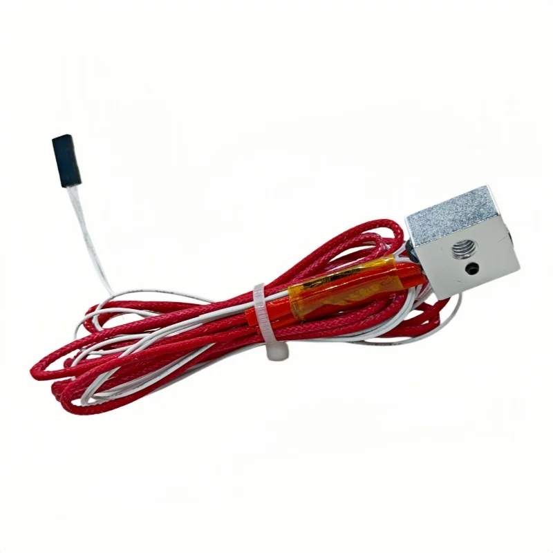 MK8 Extrusion V5 J-head Hotend Heating Aluminum Block 20x20x10mm with Thermistor Ceramic Heater 12V 24V 40W for 3D Printer Part