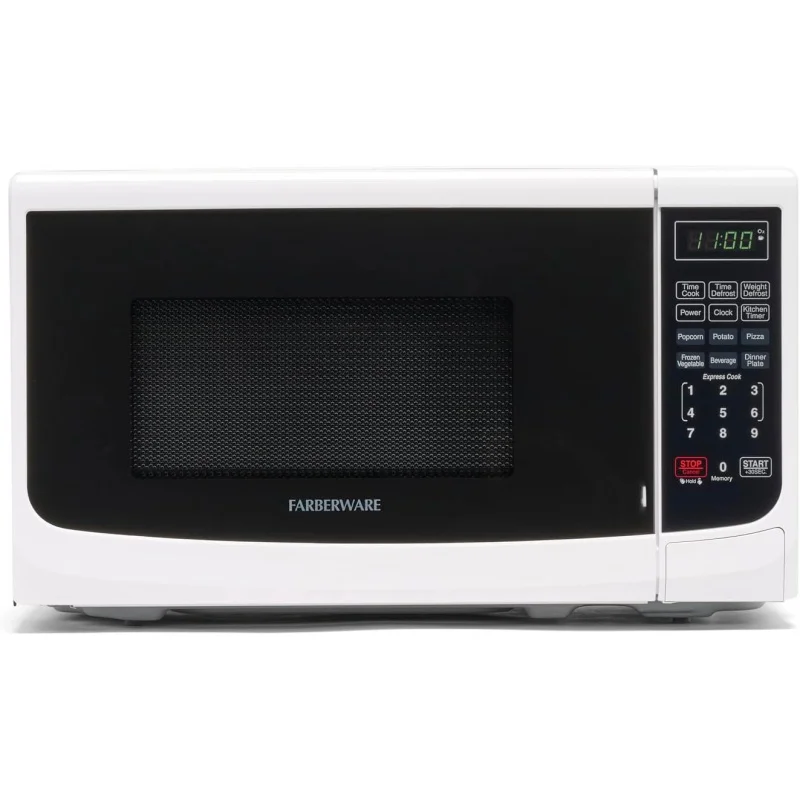 

Countertop Microwave 700 Watts, Cu. Ft. - Microwave Oven With LED Lighting and Child Lock - Perfect for Apartments and Dorms -