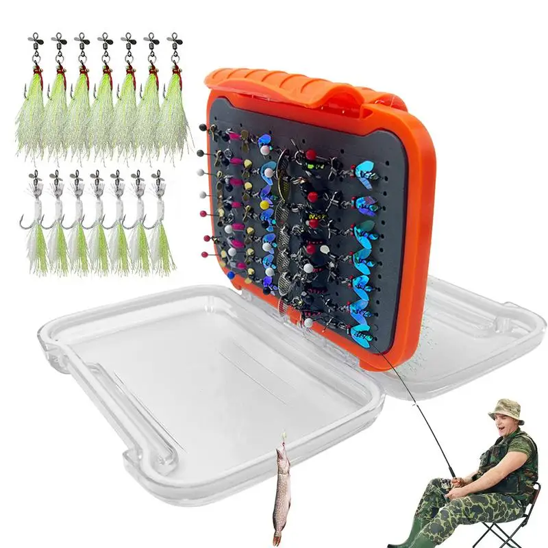 Fishing Attractor Bait Hook Ice Fishing Jig Heads Set Lifelike Design Leisure Tool For Stream Adventure Or Lake Adventure