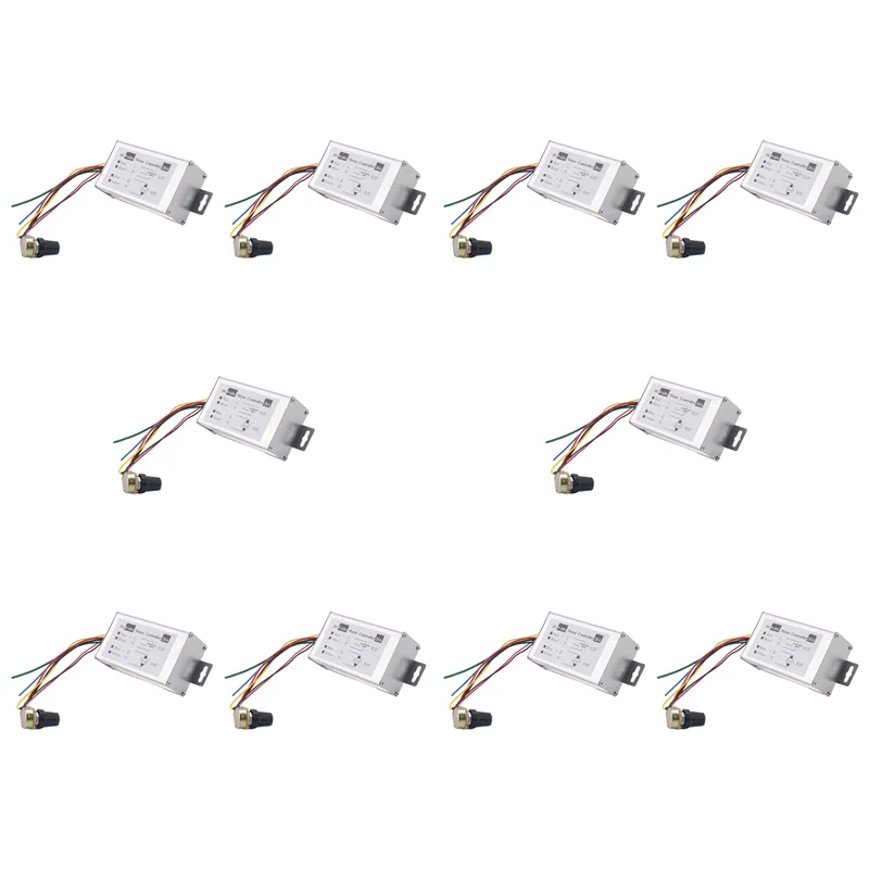 

B23B 10X регулятор скорости двигателя DC9V 12V 24V 48V 60V 20A ШИМ регулятор скорости двигателя драйвер регулятора 0-1200W