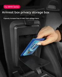 Car Central Armrest Storage Box for BMW 3 Series G20 Console Glove Tray Holder Car Styling 2020-2023
