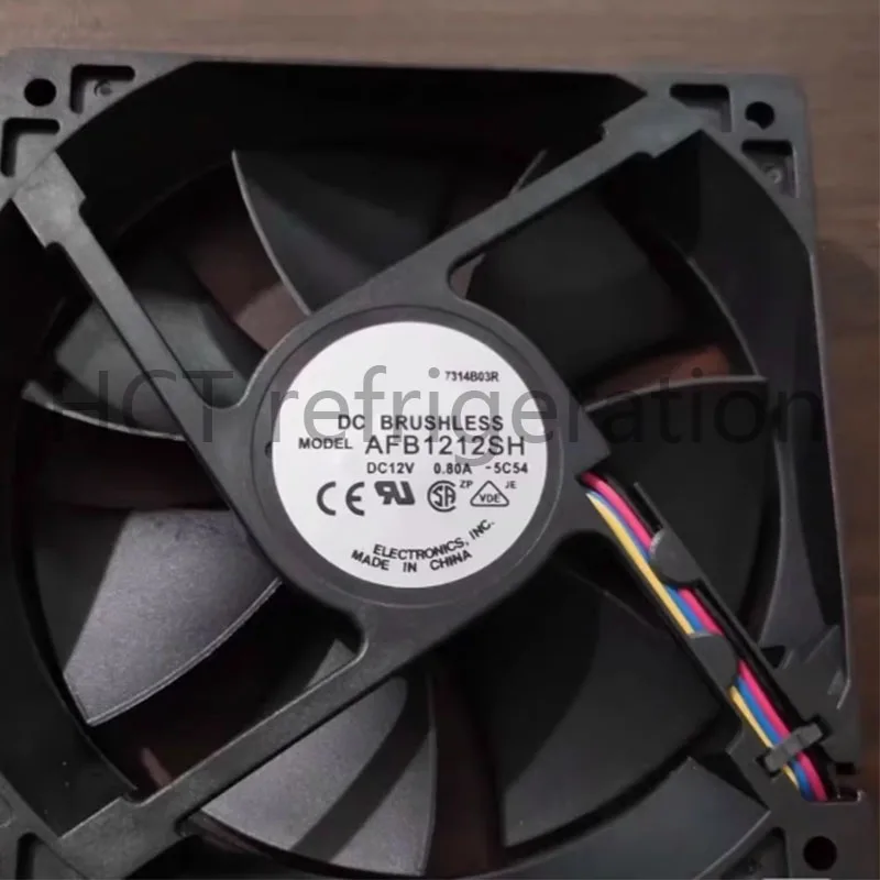 Brand New Original AFB1212SH 12V 0.8A Dual-ball-bearing High-Airflow PWM Power Supply Fan