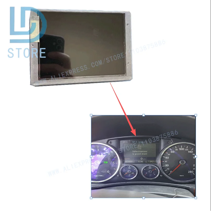 

Brand new LQ050A5AG03 LQ5AW136 5 inch LCD Screen Display Panel for Me-rc-ed-es Po-sc-he V-W Tou-ra-ge car LCD Screen