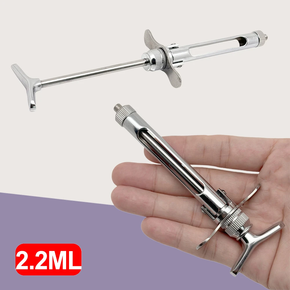 

Dental Gun Syringe Stainless Steel 2.2Ml Quantitative Press Type Syringe Dental Surgical Instrument Dental Surgery Tool