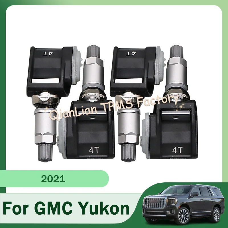 

TPMS Sensors Set Of 4 84152501 For GMC Yukon XL Sierra 3500 HD Sierra 2500 HD Sierra 1500 Tire Pressure Monitoring System 433MHz